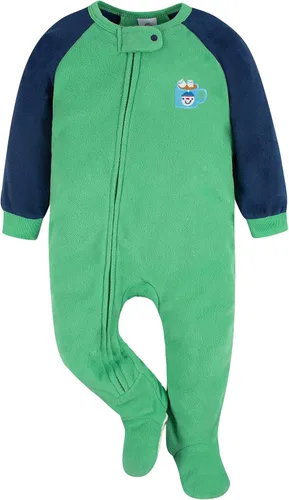 Miniatura 3 de Gerber - Pijama de vellón resistente al fuego para bebé, mameluco, paquete de 2