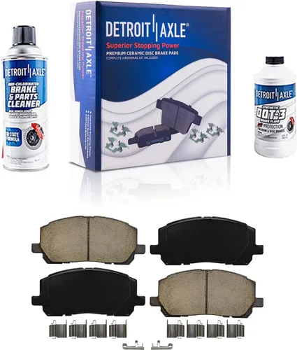 Miniatura 126 de Detroit Axle - Kit de freno delantero para Dodge Ram 1500 Durango Dakota Chrysler Aspen Dakota Driver Side Disco Freno Pinza de freno de cerámica