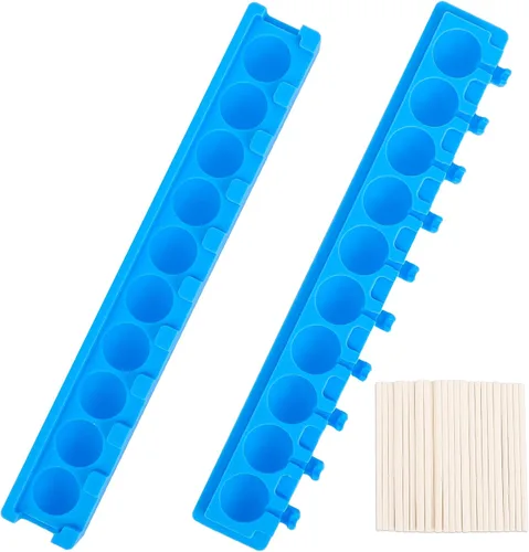 Miniatura 8 de Beasea Molde grande para piruletas, 6 cavidades de silicona, moldes de lechón, moldes de caramelo duro para chocolate, dulces, hielo, paletas