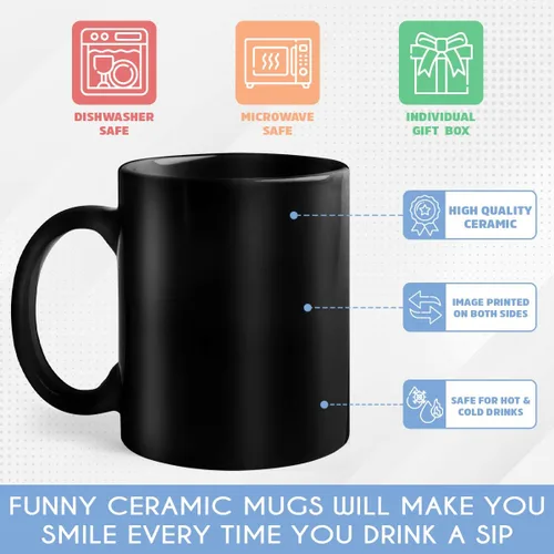 Miniatura 6 de CUBICER Taza de café de cerámica negra personalizada, tazas de béisbol para mamá, con nombre personalizado, tazas grandes, regalos de cumpleaños