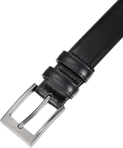 Miniatura 4 de Marinos Cinturón de vestir de cuero genuino para hombre con hebilla de un solo diente