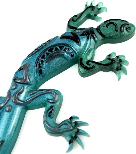 Miniatura 7 de Moldes de silicona de resina para colgar en la pared, adorno decorativo de arte animal, molde de fundición Gecko para resina epoxi, moldes de resina