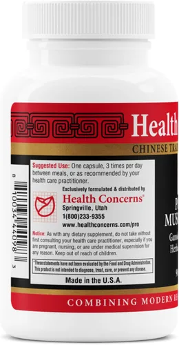 Miniatura 3 de Health Concerns Power Mushrooms - Sistema inmunológico y apoyo energético natural - Suplemento de hongos adaptogénicos con Reishi, Tremella