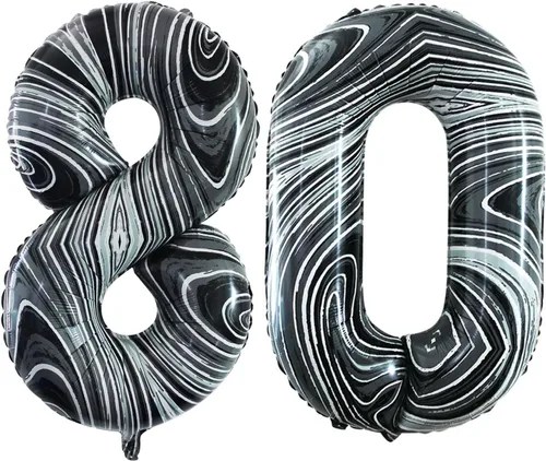 Miniatura 41 de Goer, conjunto de globos de papel aluminio para decoraciones de cumpleaños, globos de las letras de feliz cumpleaños y de números Oro
