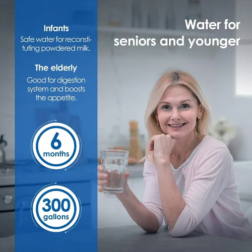 Miniatura 5 de Waterdrop Filtro de agua para refrigerador WD-F13UF, repuesto para GE® SmartWater® MWF®, MWFINT, MWFP, MWFA, GWF, HDX FMG-1, GSE25GSHECSS