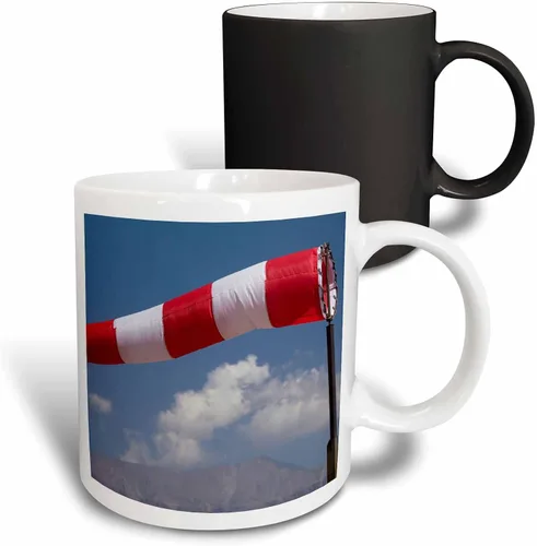 Miniatura 12 de 3dRose Calcetines de viento, aviación, aeropuerto de Vitacura, Santiago, Chile - SA05 DWA0057 -... - Tazas (taza_85852_4)