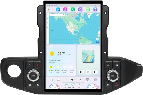 Radio de coche Cidava de 13 pulgadas para Wrangler JL 2018-2023 y Gladiator JT 2020-2023 | Car Stereo Head Unit Replacement with Wireless