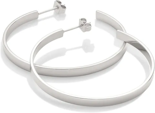 Miniatura 3 de Tienda Essentials 14K Gold Plated Square Edge Hoop