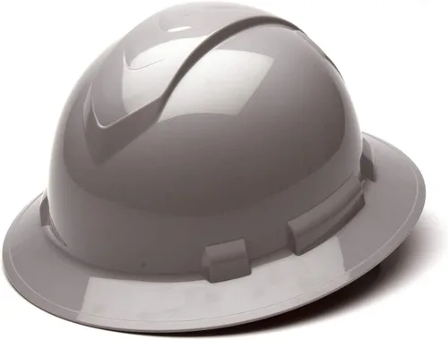 Miniatura 7 de Texas America Safety Company Casco duro RIDGELINE de ala completa con ajuste de perilla de 6 puntos y bolsa Azul ventilado