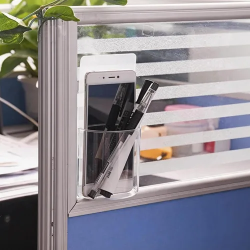 Miniatura 8 de Soporte para control remoto de pared, sin daños, paquete de 2 unidades, soporte remoto adhesivo transparente para cama, caja de almacenamiento