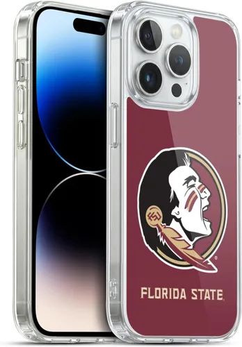 Miniatura 214 de Head Case Designs Funda de gel suave FSU Seminoles de la Universidad Estatal de Florida con licencia oficial compatible con Apple iPhone 13 Pro Max
