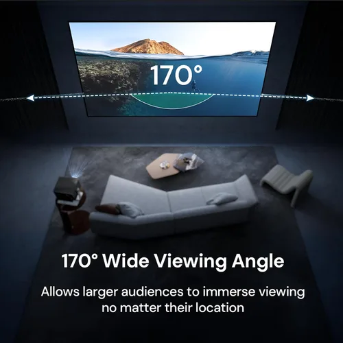 Miniatura 3 de Valerion Pantalla de Proyector de Marco Fijo de 120 Pulgadas, Ganancia de 1.3 dB, 80% de PQE, Ultra HD 4K/8K, Pantalla de Proyector de Montaje