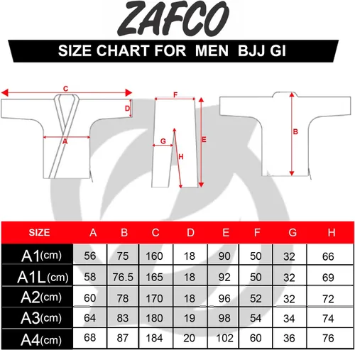 Miniatura 7 de Jiu Jitsu Gi brasileño BJJ Gi para hombres y mujeres Grappling gi Uniforme Kimonos ligero, preencogido, con cinturón blanco