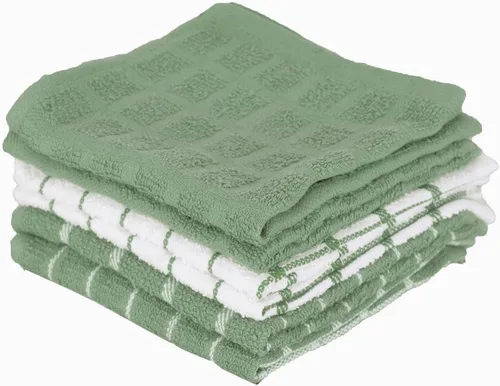 Miniatura 16 de Ritz Juego de paños de cocina a cuadros: altamente absorbente y súper suave - 100% algodón, paños de limpieza de cocina duraderos para limpiar mesas