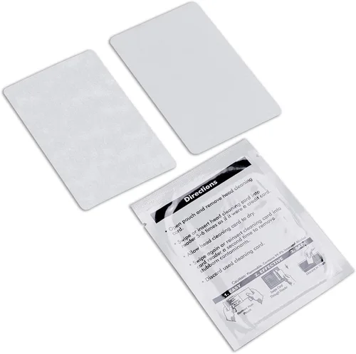 cleansky Tarjetas de limpieza CR80, limpiador de lector de tarjetas de doble cara, tarjetas de limpieza de terminales de deslizamiento POS