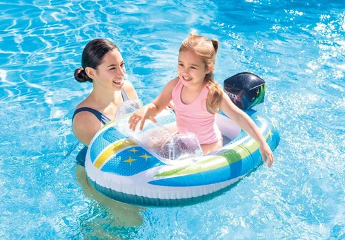 Miniatura 8 de Intex Pool Cruiser - Aufblasbare Babysitz/Schwimmboot, Modelo Sortiert