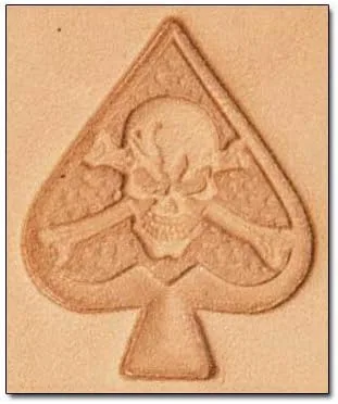 Miniatura 4 de Tandy Leather Craftool - Sello de anclaje 3D – Diseño detallado de ancla náutica en cuero curtido vegetal – Herramienta de artesanía de cuero fiable