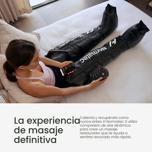 Miniatura 5 de Hyperice Normatec 3 - Sistema de recuperación con tecnología patentada de masaje de compresión dinámica (Normatec 3 piernas de tamaño estándar)