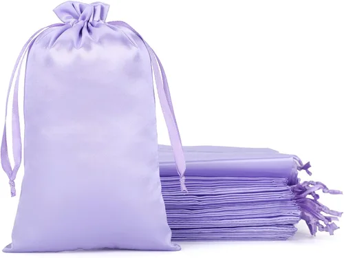 Miniatura 8 de Bolsas de regalo pequeñas de satén negro, 30 unidades de 3 x 4 con cordón, para aula de niños, boda, cumpleaños, graduación, recuerdos de fiesta
