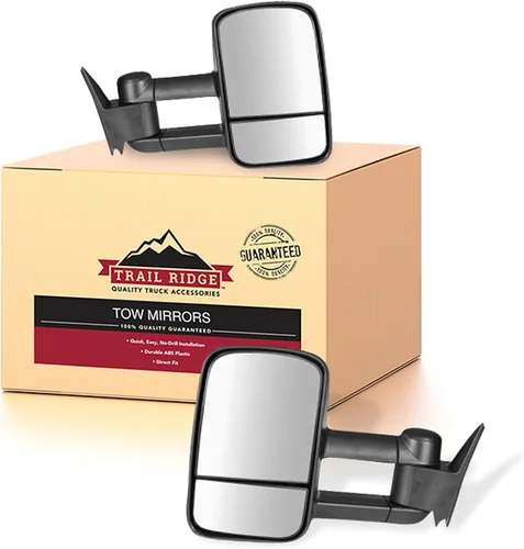 Miniatura 38 de Trail Ridge Juego de espejos de remolque de 2 piezas para el lado del conductor y del pasajero compatible con Ford F-150 FO1320479 FO1321479