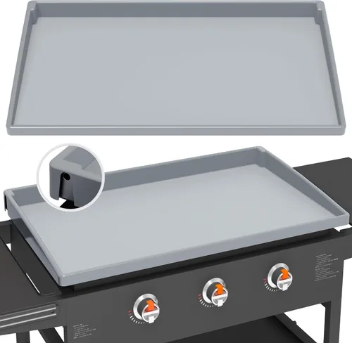 Miniatura 21 de Cubierta de parrilla de silicona para Blackstone - 36 pulgadas de cobertura verdadera y completa, resistente de grado alimenticio, tapete protector