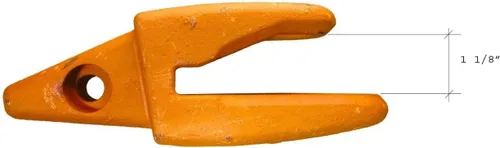 Miniatura 2 de 2- Cañas de cangilón estilo gato retroexcavadora/mini excavadora - 119-3204 Espesores de labios de 1