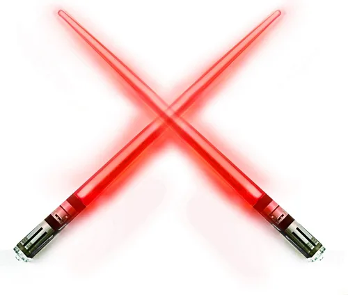 Miniatura 2 de Lightsable - Palillos de sable de luz LED con luz LED de Star War, sables de luz reutilizables, mango extraíble, apto para lavavajillas, caja