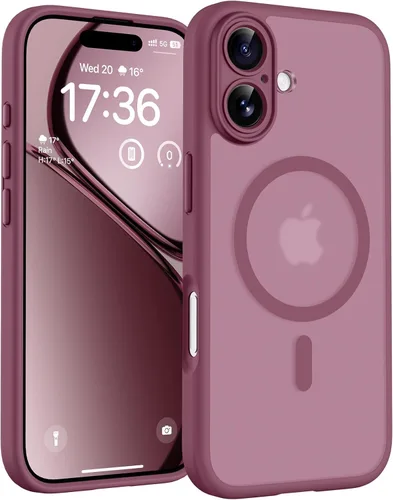 Miniatura 186 de TOCOL Funda magnética 3 en 1 para iPhone 14 Pro, mejorada [protección completa de cámara] con 2 protectores de pantalla, funda de grado militar Azul