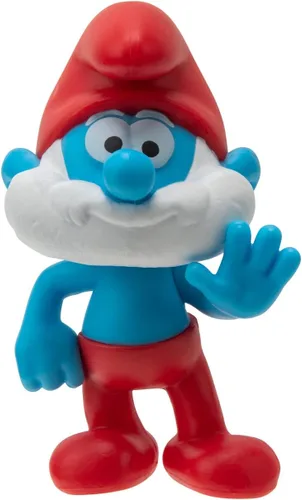 Miniatura 10 de The Smurfs Paquete de 10 figuras clásicas del 40 aniversario – Cuenta con pitufina de 2 pulgadas, gruñón, codicioso, papá pitufo, cerebro, fuerte