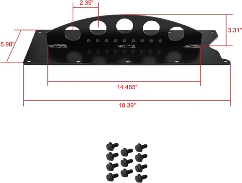 Miniatura 2 de LOSTAR LSX LS - Placa de elevación de motor resistente para LS1 LS2 LS3 LQ4 4.8 5.3 6.0 6.2L Gen 3