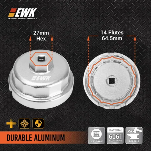 Miniatura 2 de EWK - Llave filtro de aceite Dr, 65 mm 3/8" Toyota/Lexus