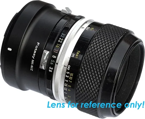 Miniatura 2 de Fotasy Adaptador de Lente Nikkor Montura F a Montura Z, Adaptador de Montura FTZ, Adaptador Nikkor F Z, Adaptador F a Z, Compatible con Cámara Sin