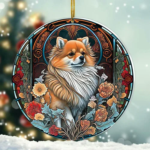 Miniatura 28 de Regalos de Malamute de Alaska - Adorno Navideño de Perro de Alaska 2025 Regalos de Perro de Alaska para Mujeres, Adorno de Malamute de Alaska