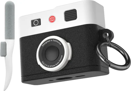 Miniatura 53 de Valkit Funda protectora resistente 2 en 1 para Airpods, a prueba de golpes, funda de Air Pod 2 para hombres y mujeres, con llavero para iPod Skin