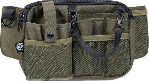 Miniatura 13 de First Lifesaver Riñonera para enfermera con múltiples compartimentos y soporte de cinta para enfermeras y estudiantes de enfermería, Negro