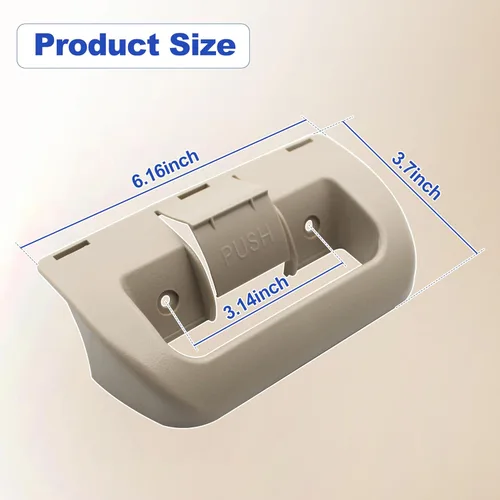 Miniatura 5 de 3851174015 - Manija de puerta de refrigerador de repuesto para puertas superiores e inferiores Dometic, compatible con modelos Beige