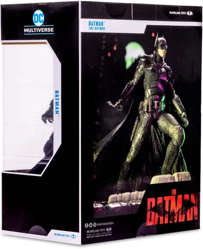 Miniatura 9 de McFarlane Multiverse The Batman de la película de Batman - Figura de lujo de 12 pulgadas, multicolor (el estilo de la figura puede variar)