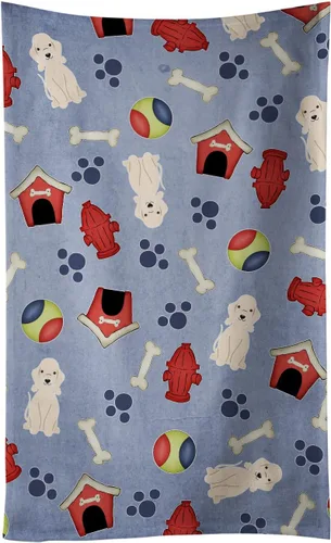 Miniatura 97 de Caroline's Treasures BB2654KTWL Dog House Collection Airedale - Toalla de cocina para invitados, toalla de baño decorativa para cara, té, paño