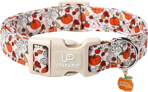 Miniatura 49 de Collar de Perro de Halloween con Hebilla de Metal Collar de Perro de Calabaza de Regalo para Perros Pequeños Medianos Grandes Niñas o Niños Collares