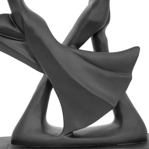 Miniatura 6 de DreamsEden Escultura romántica de baile para parejas, estatua de aniversario, boda, adorno abstracto, decoración para el hogar y la oficina