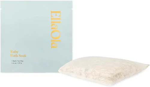 Remoja de baño de avena para bebés, niños y adultos, remojo de té de baño para bebés, hecho con prebióticos para aliviar la piel seca, picazón y