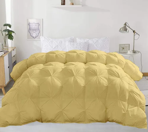 Miniatura 14 de Juego de ropa de cama plisada de 3 piezas de 100% algodón (edredón + 2 fundas de almohada), tamaño individual