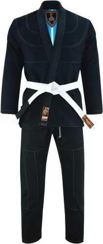 Miniatura 2 de Jaguar Pro Gear - Ready Wolf Inner Sublimated Pro Brazilian Jiu Jitsu BJJ Kimono Gi Uniforme Unisex - Cinturón blanco incluido