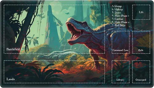 Miniatura 137 de Alfombra de juego con zonas para juego de cartas MTG, alfombras de juego de mesa, alfombras de juego de mesa de Magic, 61x35.5 cm, alfombra de juego
