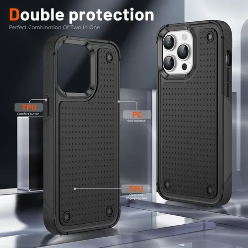 Miniatura 189 de Jeylly Funda para iPhone SE/Funda para iPhone 5S, Exterior de Plástico Duro que Absorbe Golpes + Interior de Silicona de Goma Defensor contra