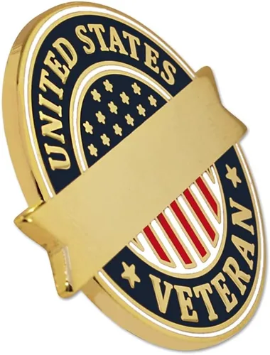 Miniatura 50 de PinMart Pin de veterano – Pin patriótico americano de solapa o sombrero – Orgulloso de ser retirado ejército, marina, fuerza aérea o cuerpo