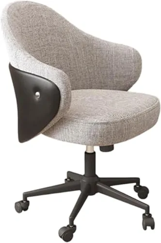 Miniatura 10 de Ergonomic Office Chair with Armrests and Wheels, Wide Seat Desk Chairs for Home Office, Apartment, Vanity