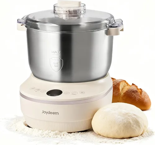Miniatura 9 de Joydeem Electric Dough Maker con Función de Fermentación, Máquina Mezcladora de Masa de 5.3Qt, Perfecta para Masa de Pan, Pizza, Roti, Dumplings
