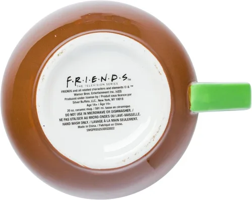 Miniatura 4 de Silver Buffalo Friends Central Perk Cafetera de Café Taza de Cerámica Esculpida en 3D, 20 Onzas Central Perk Pot