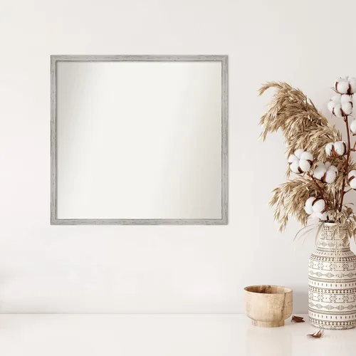 Miniatura 274 de Amanti Art Espejo de baño blanco para sobre el fregadero, 32 x 45 pulgadas, espejo de tocador rectangular blanco esbelto, marco de madera moderno